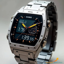 APR-11056601-A1 Black Silver Stainless Steel Watch.